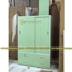 Tủ nhựa cánh trượt Kim Cương 3CA45FK 2 tunhuacanhluaa44 2