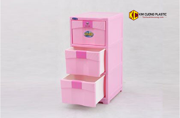 Tủ nhựa 3 ngăn, 3 tầng giá rẻ tại HCM 1 tunhua3ngan