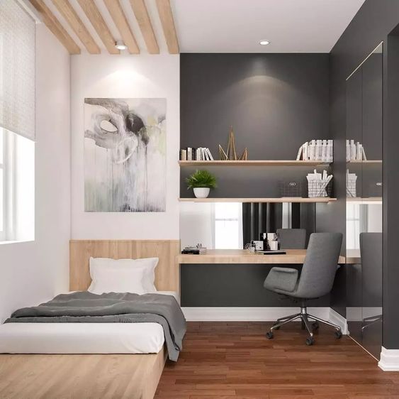 Thiết kế nội thất phòng ngủ nhỏ - Sáng tạo và tận dụng không gian 4 Nội thất cho phòng ngủ nhỏ