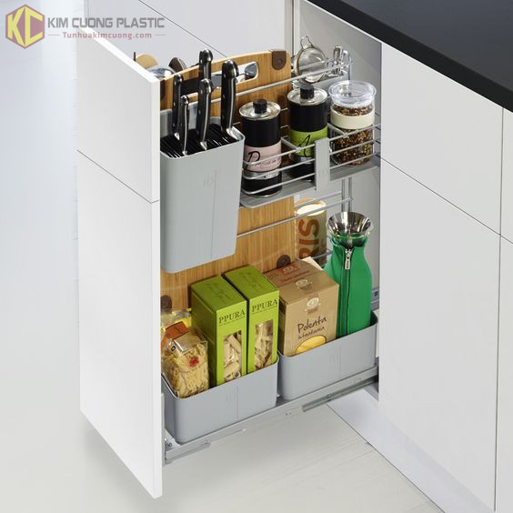 Phụ kiện tủ bếp Inox 304 - Kệ dao thớt